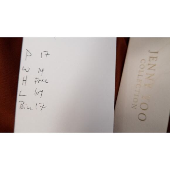 JENNY YOO James Wrap Gown in Hibiscus NWT US 6 - Picture 13 of 13